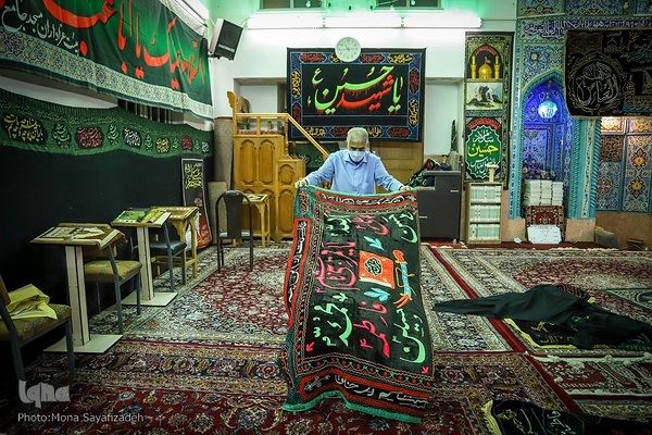 دوباره تکیه‌های غم برپا شد