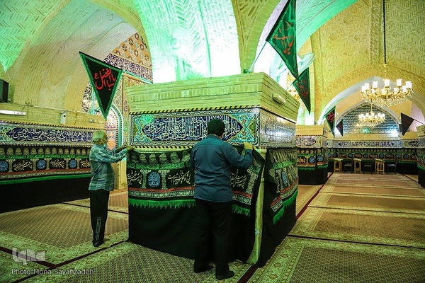 دوباره تکیه‌های غم برپا شد