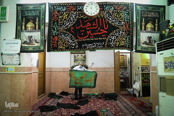 دوباره تکیه‌های غم برپا شد