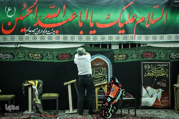 دوباره تکیه‌های غم برپا شد