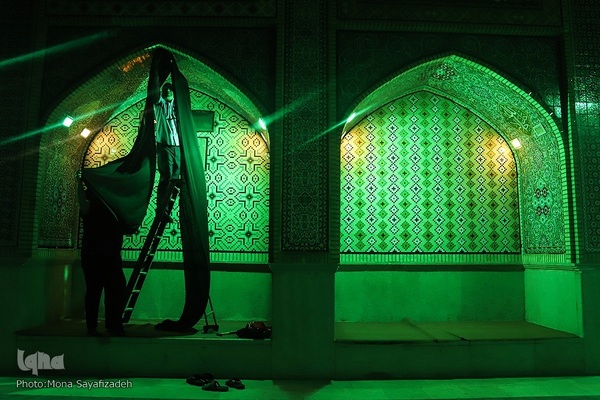 دوباره تکیه‌های غم برپا شد