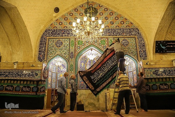 دوباره تکیه‌های غم برپا شد