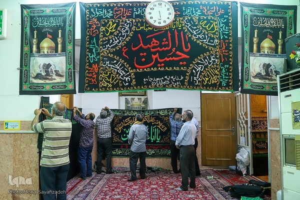 دوباره تکیه‌های غم برپا شد