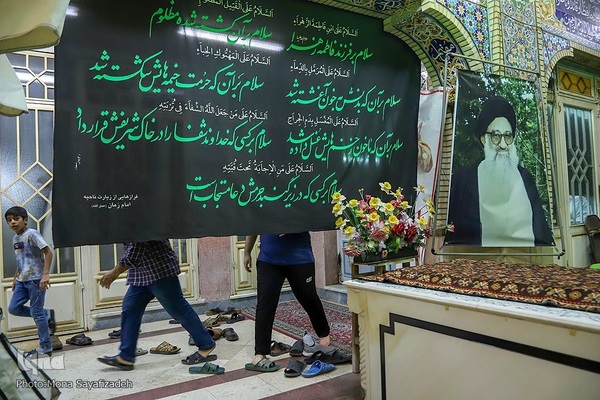 دوباره تکیه‌های غم برپا شد