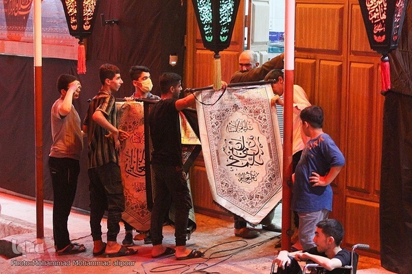 دوباره تکیه‌های غم برپا شد