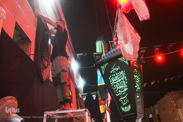 دوباره تکیه‌های غم برپا شد