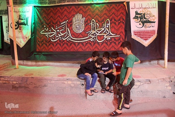 دوباره تکیه‌های غم برپا شد