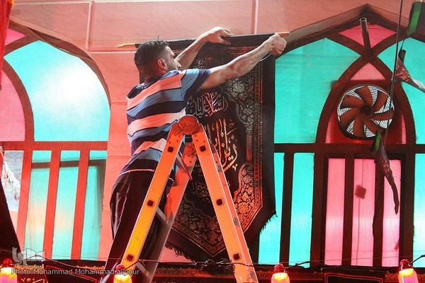 دوباره تکیه‌های غم برپا شد