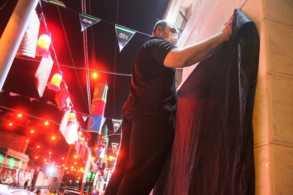 دوباره تکیه‌های غم برپا شد