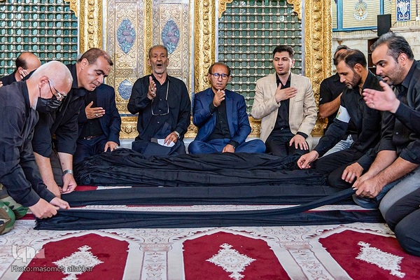 شال اندازی ذاکرین اهل بیت (ع) در کرج