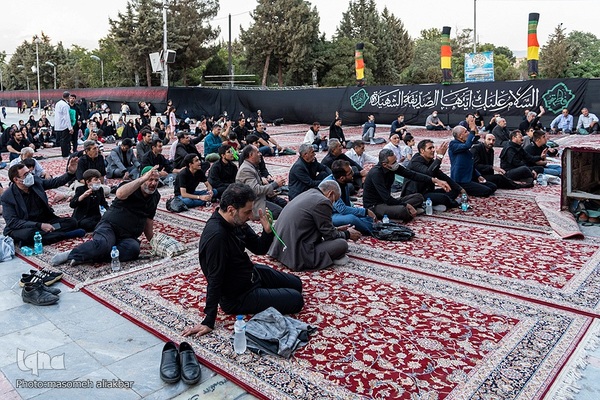 شال اندازی ذاکرین اهل بیت (ع) در کرج