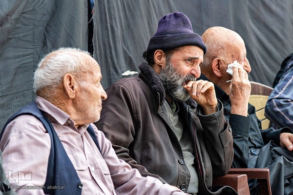 شال اندازی ذاکرین اهل بیت (ع) در کرج