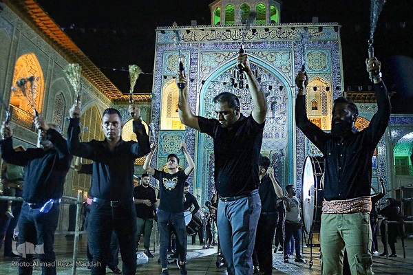شب اول محرم در حرم شاهچراغ (ع)‎‎