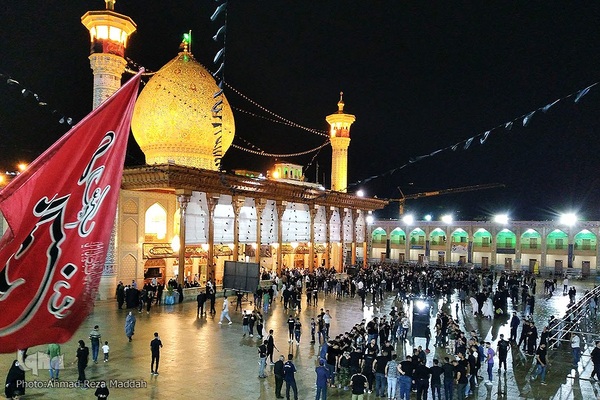 شب اول محرم در حرم شاهچراغ (ع)‎‎