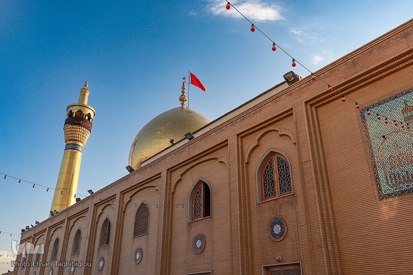 تعویض پرچم حسینیه اعظم زنجان‎‎