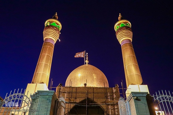 تعویض پرچم حسینیه اعظم زنجان‎‎