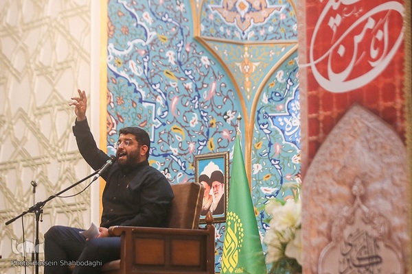 مراسم عزاداری شب دوم محرم در حرم مطهر حضرت معصومه سلام‌الله علیها