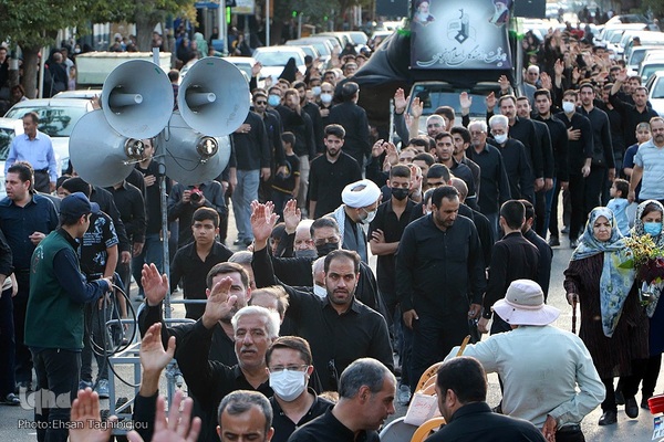 دسته عزاداری هیئت رزمندگان اسلام شهر زنجان