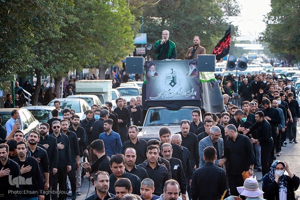 دسته عزاداری هیئت رزمندگان اسلام شهر زنجان