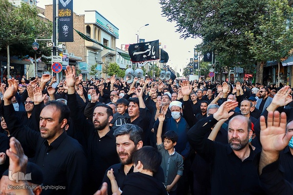 دسته عزاداری هیئت رزمندگان اسلام شهر زنجان