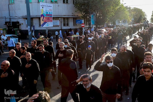 دسته عزاداری هیئت رزمندگان اسلام شهر زنجان