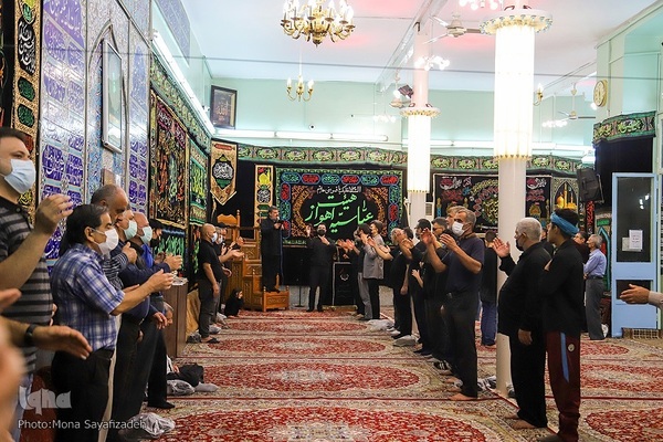 مراسم عزاداری شب سوم ماه محرم در عباسیه اهواز