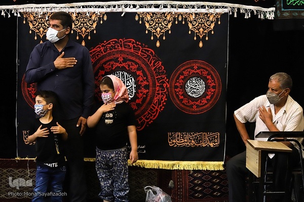 مراسم عزاداری شب سوم ماه محرم در عباسیه اهواز