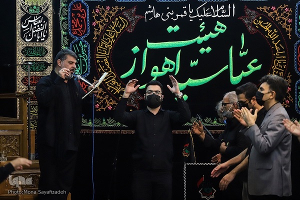مراسم عزاداری شب سوم ماه محرم در عباسیه اهواز