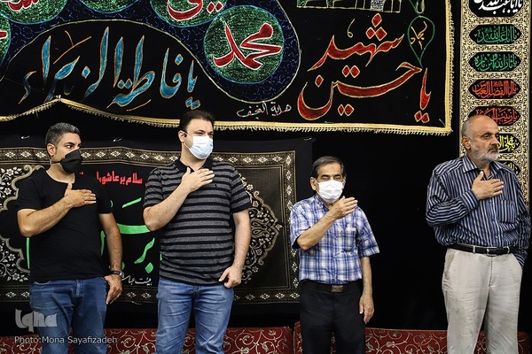 مراسم عزاداری شب سوم ماه محرم در عباسیه اهواز