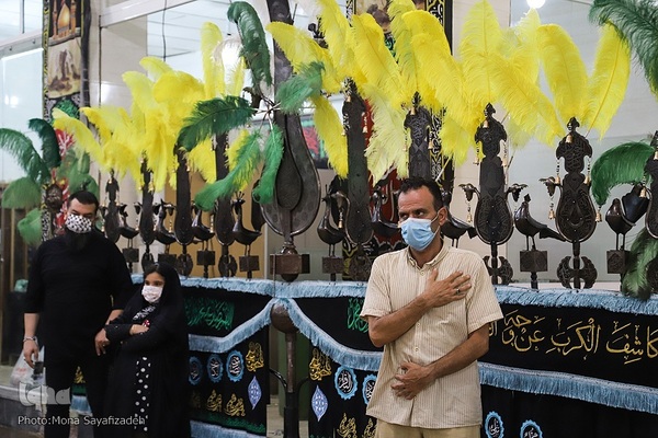 مراسم عزاداری شب سوم ماه محرم در عباسیه اهواز