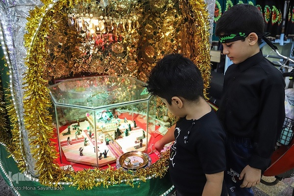 مراسم عزاداری شب سوم ماه محرم در عباسیه اهواز