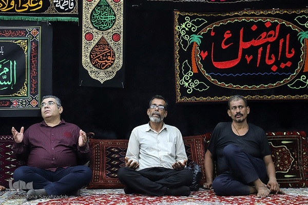 مراسم عزاداری شب سوم ماه محرم در عباسیه اهواز