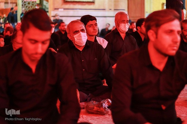 مراسم عزاداری شب چهارم محرم در حسینیه اعظم زنجان‎‎