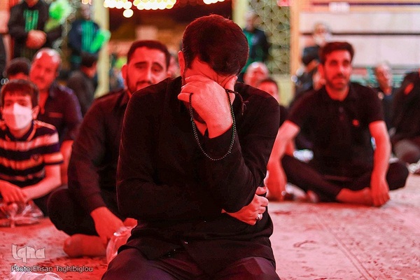 مراسم عزاداری شب چهارم محرم در حسینیه اعظم زنجان‎‎