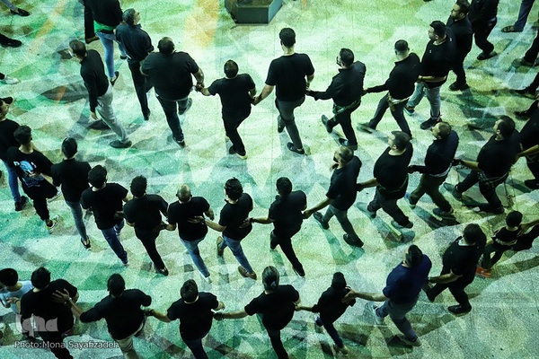 مراسم سینه‌زنی بوشهری در مسجد امام سجاد(ع) اهواز