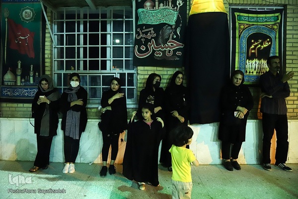 مراسم سینه‌زنی بوشهری در مسجد امام سجاد(ع) اهواز