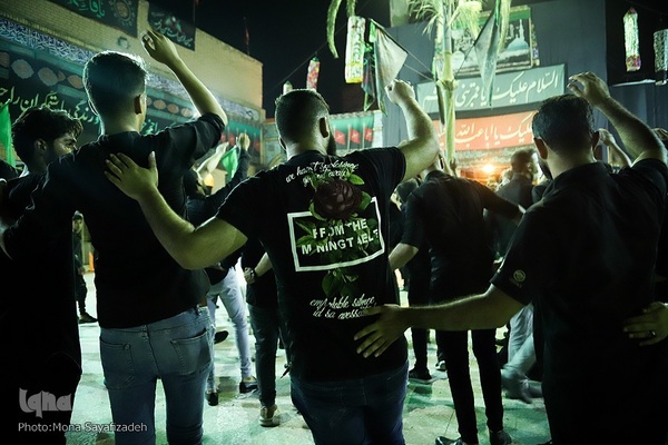 مراسم سینه‌زنی بوشهری در مسجد امام سجاد(ع) اهواز