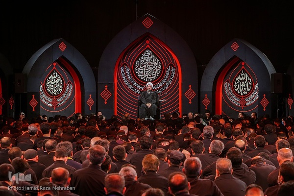 حسینیه ایران؛ پنجمین شب عزاداری در هیئت آیین حسینی