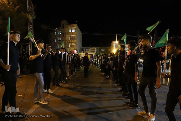 آیین عزاداری «شاه‌حسین‌ گویان» در شهرستان اهر