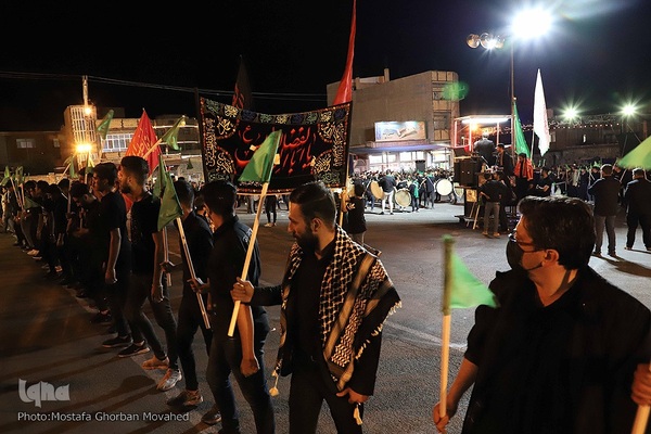 آیین عزاداری «شاه‌حسین‌ گویان» در شهرستان اهر