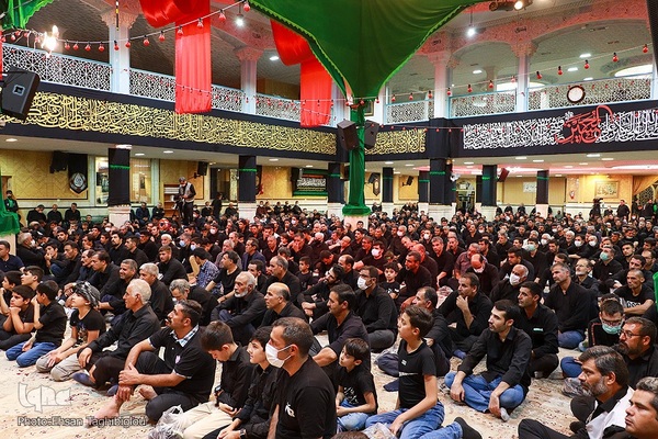 عزاداری شب ششم محرم حسینیه اعظم زنجان‎‎