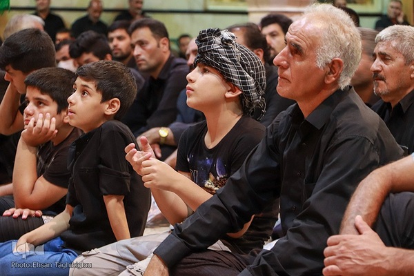 عزاداری شب ششم محرم حسینیه اعظم زنجان‎‎