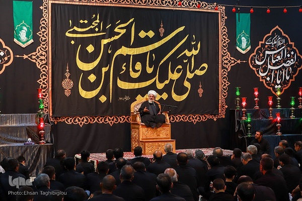 عزاداری شب ششم محرم حسینیه اعظم زنجان‎‎