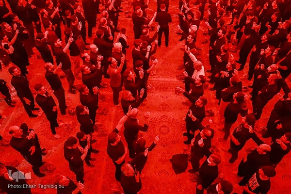 عزاداری شب ششم محرم حسینیه اعظم زنجان‎‎