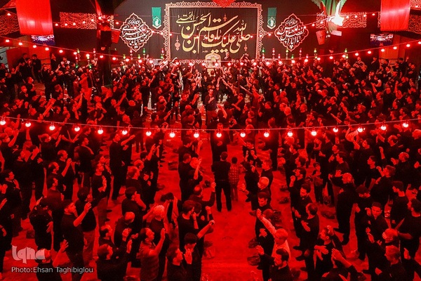 عزاداری شب ششم محرم حسینیه اعظم زنجان‎‎