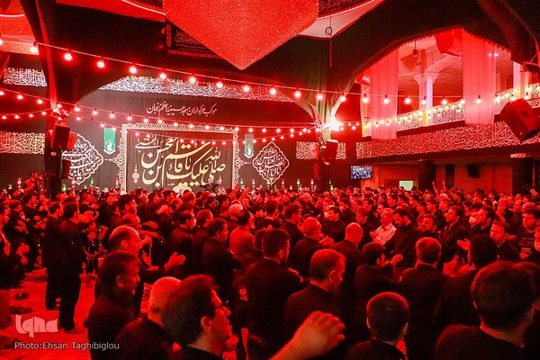 عزاداری شب ششم محرم حسینیه اعظم زنجان‎‎