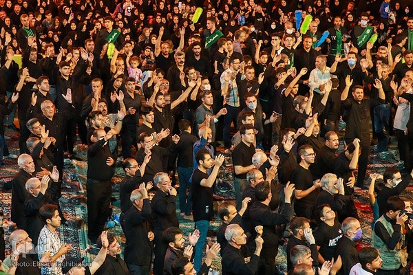 عزاداری شب ششم محرم حسینیه اعظم زنجان‎‎