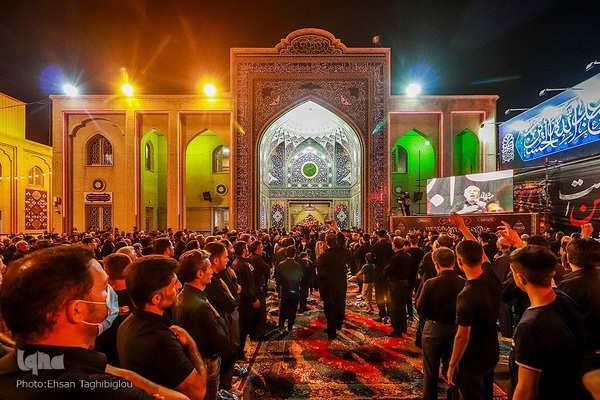 عزاداری شب ششم محرم حسینیه اعظم زنجان‎‎