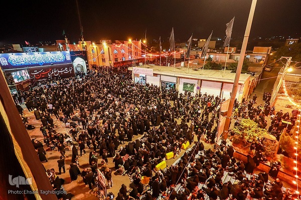 عزاداری شب ششم محرم حسینیه اعظم زنجان‎‎