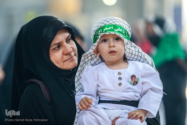 حسینیه ایران؛ سوگواره شیرخوارگان حسینی در حرم عبد‌العظیم حسنی